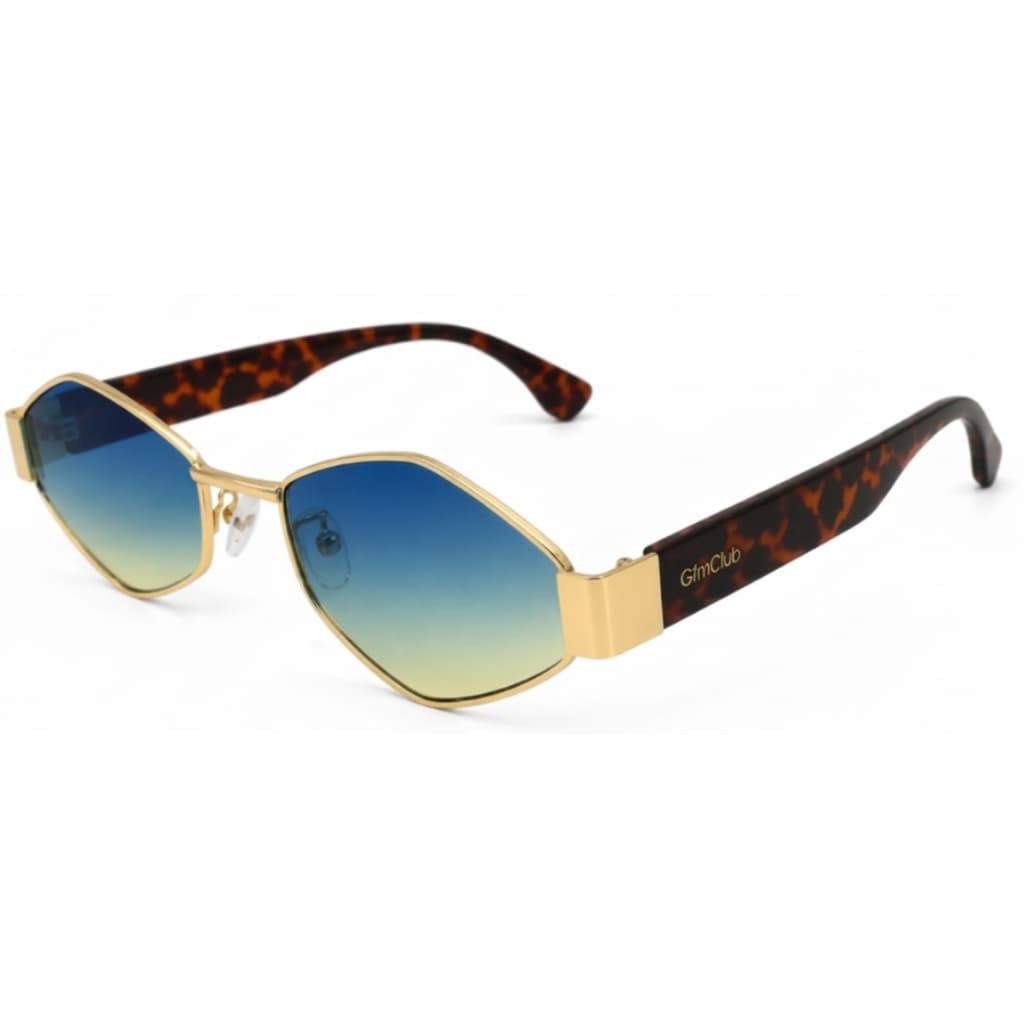 Óculos De Sol Feminino Uv400 Milano Premium Hexagonal Club
