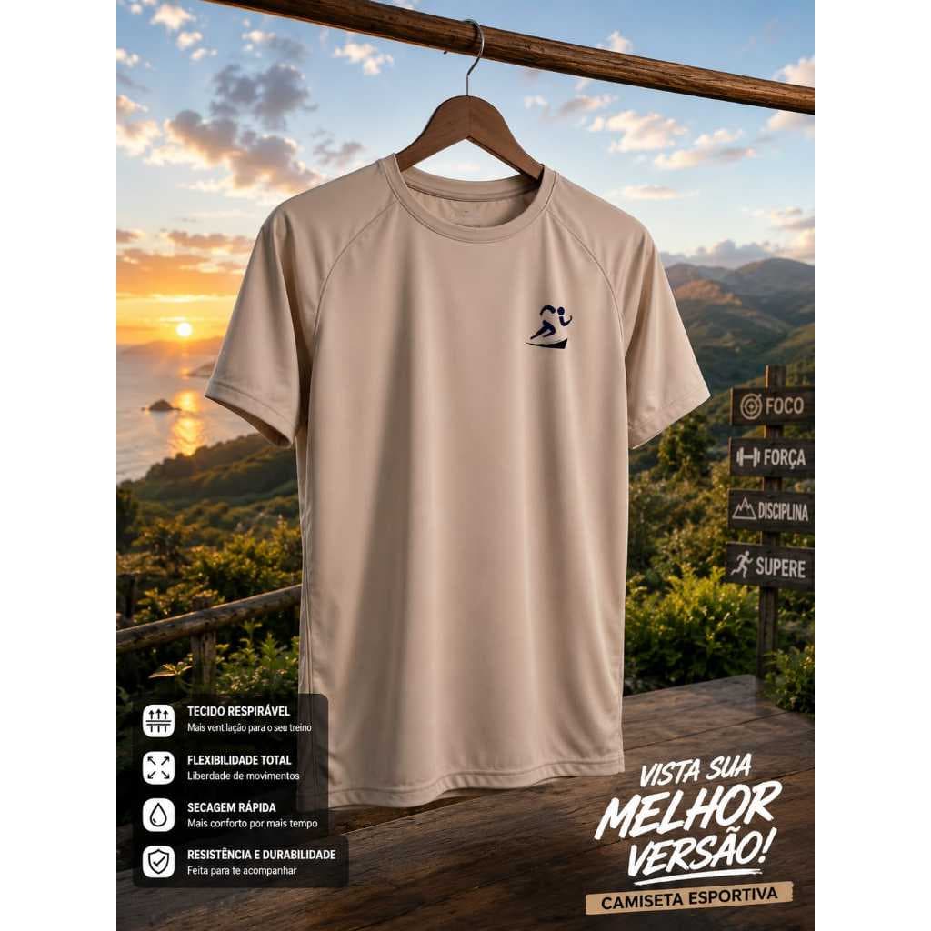 Camiseta Moda Masculina Estilo Dry Fit Academia