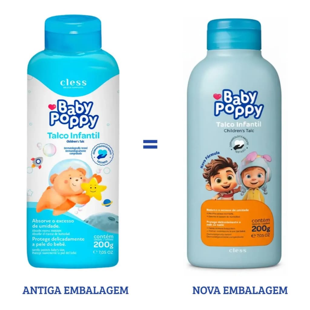 TALCO INFANTIL BABY POPPY 200g