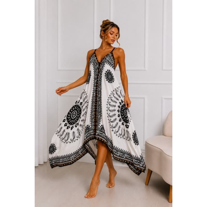 vestido lenço com elástico