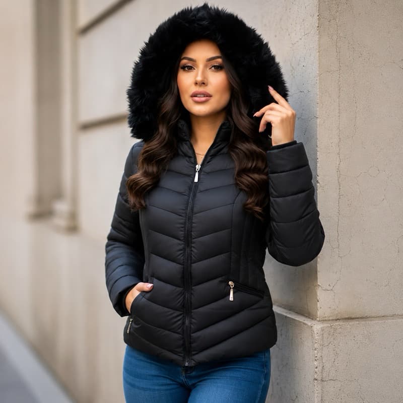 Jaqueta Bobojaco Feminina Peluciado Puffer Original Inverno