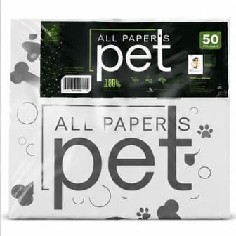 Jornal Higiênico Para Cães All Papers Pet 50 Folhas Tapete Higiênico Absorvente para Pets