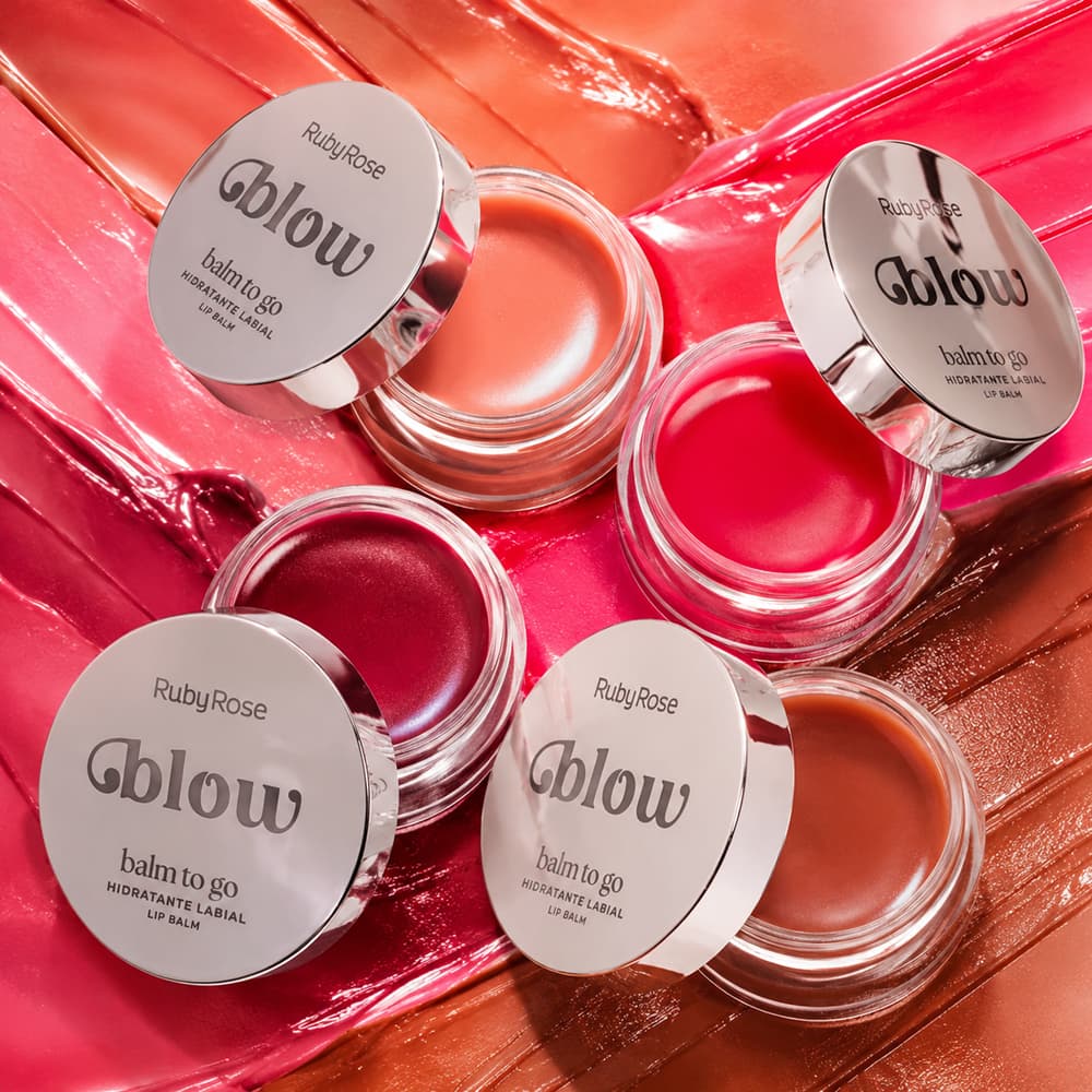 Hidratante Labial Balm To Go Ruby Rose Blow HBL6508 6 cores Hidratação Nutrição Labial