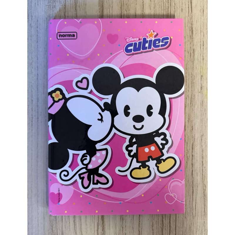 Caderno Disney Cuties Mickey e Minnie - Nostalgico - vintage - Para Colecionadores