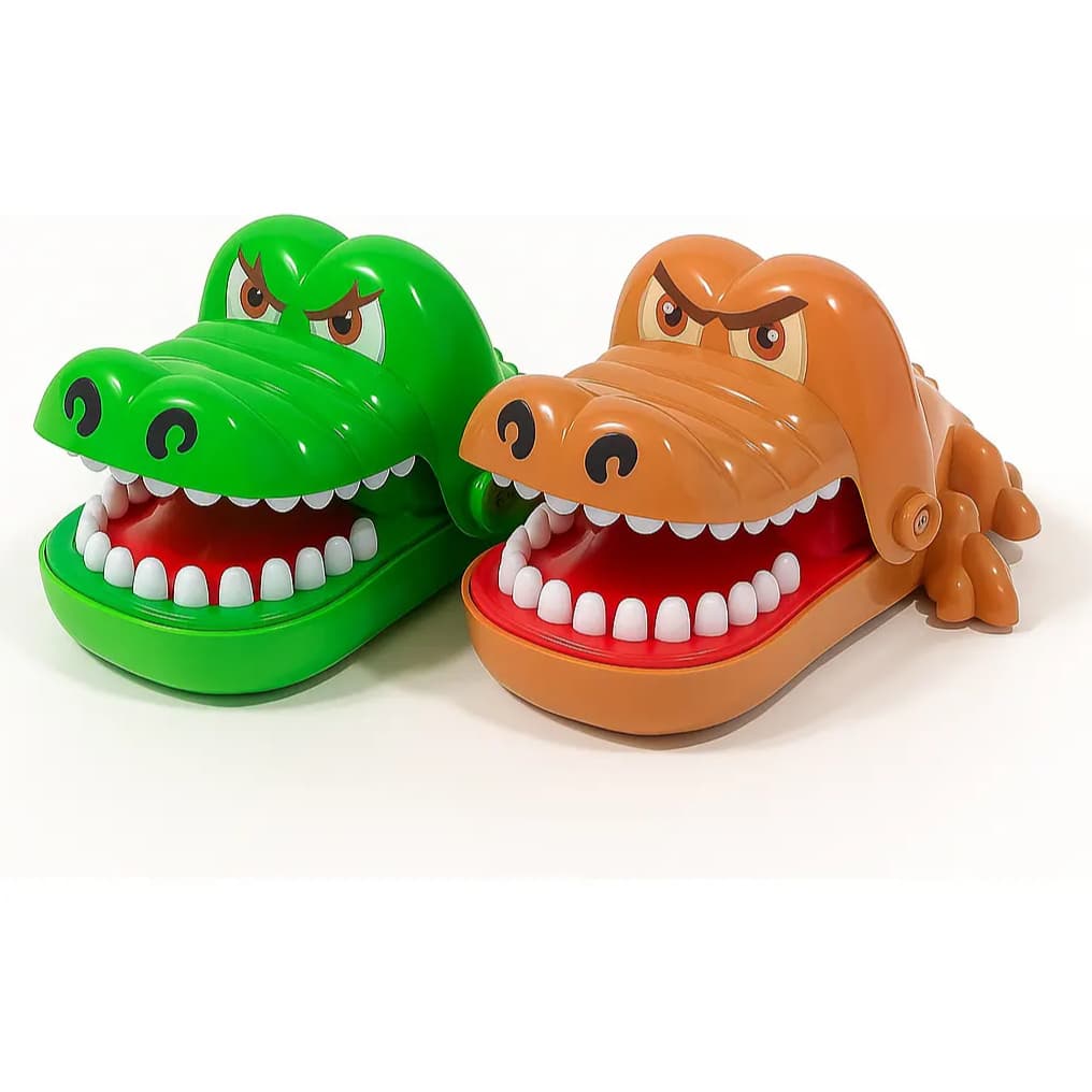 Jogo Jacaré Morde Dedo Crocodilo Dentista Pegadinha Mordedor