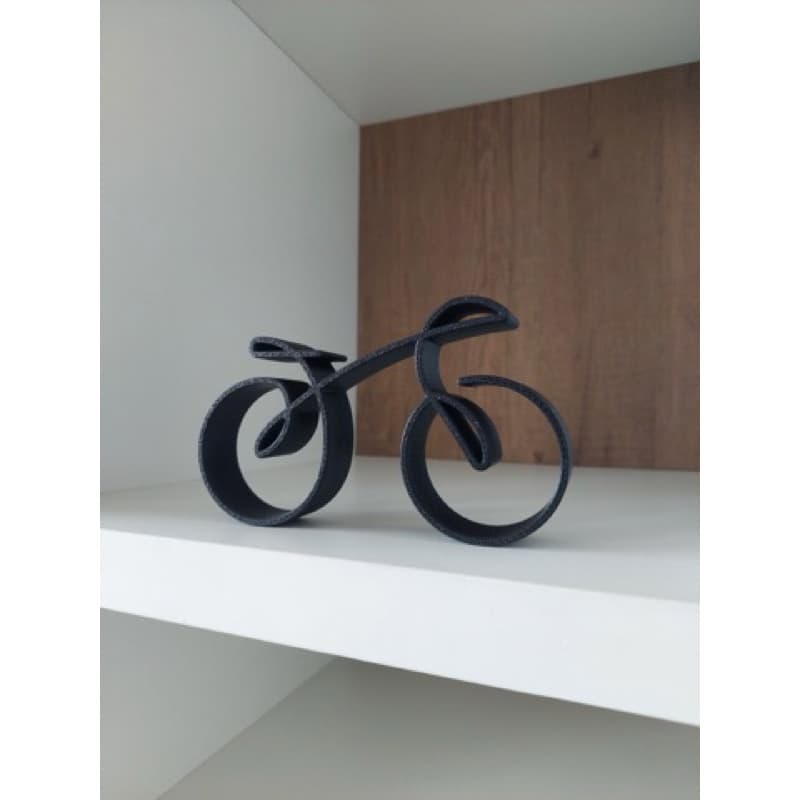 Escultura Bicicleta Decorativa Minimalista Enfeite Mesa Sala Estante Decoração casa/ escritorio/presente em 3D