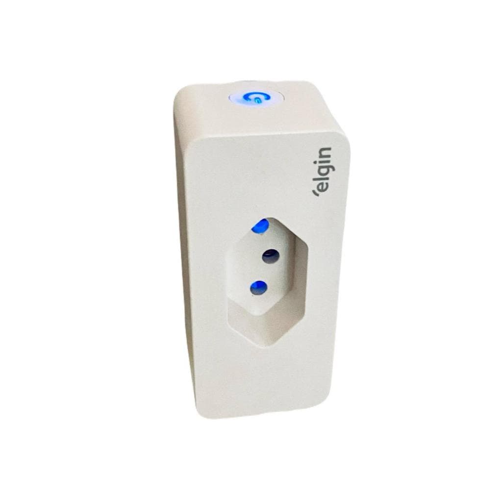 Plugue de Tomada Inteligente Smart WiFi 10A Elgin