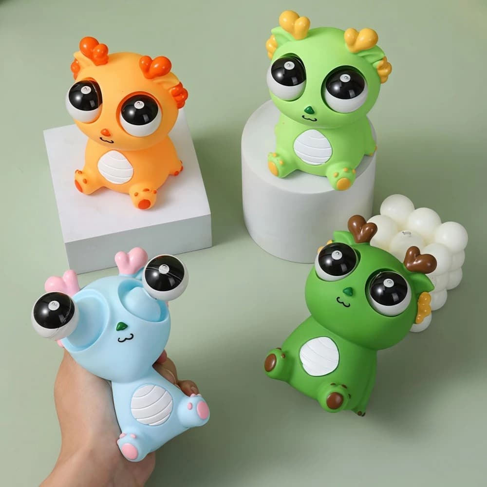 Brinquedo Divertido De Dragão Anti-estresse Olhos Saltando Perfeito para Present