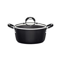 Caçarola Tramontina Mônaco Induction em Alumínio Preto 3,5l 22cm