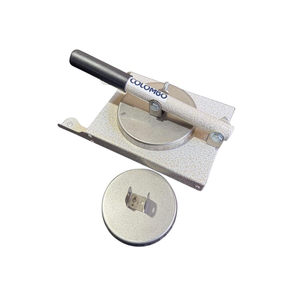 Modelador De Hambúrguer JL Colombo Manual Aço Carbono Profissional 2 Moldes Inox