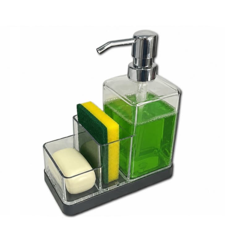 Porta Detergente Esponja Dispenser Organizador Cozinha E Pia Grande Tuut