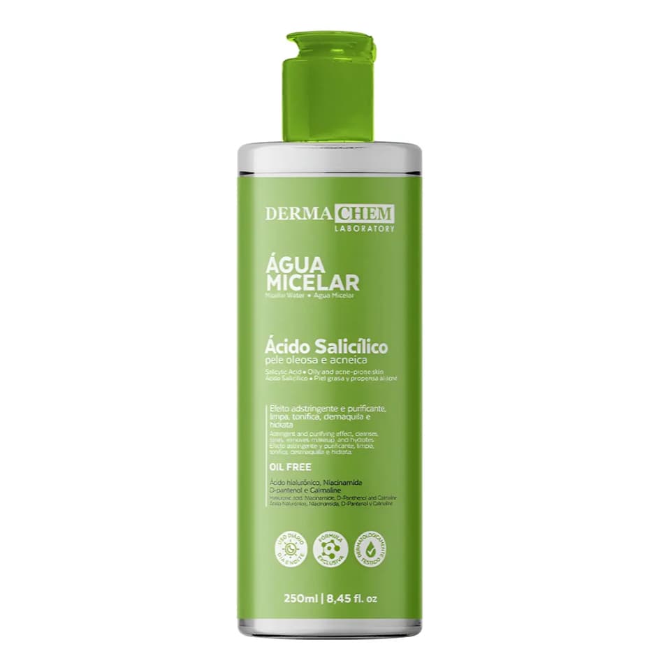 Dermachem Água Micelar 250ml com Ácido Salicílico