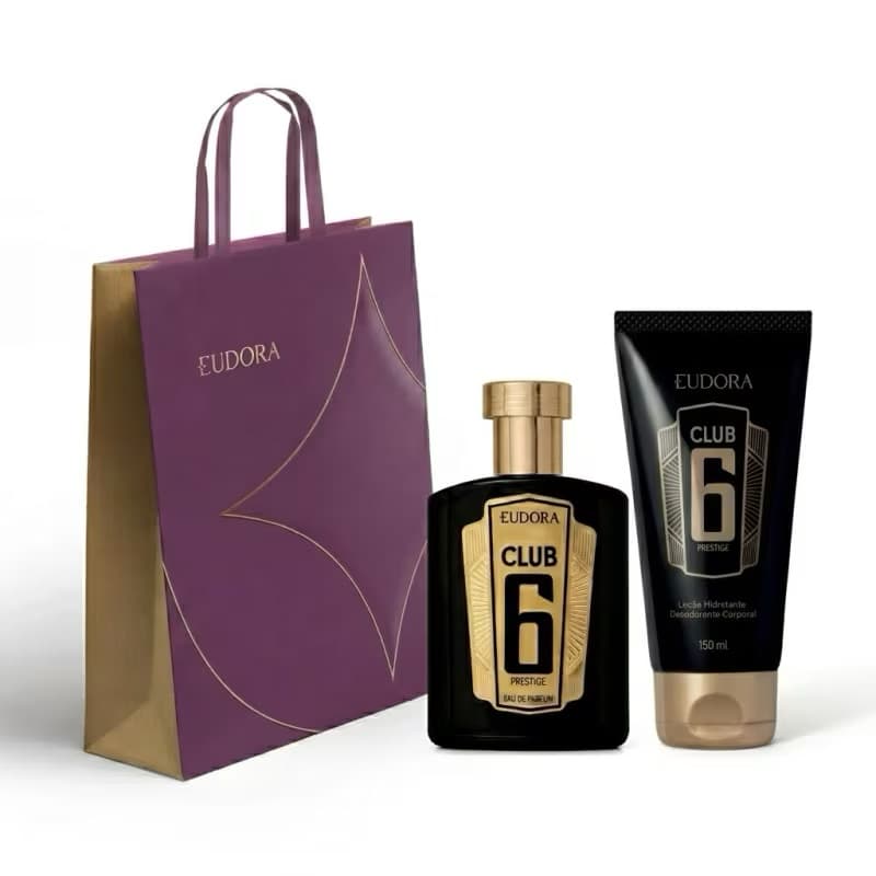 Combo Club 6 Prestige: Eau de Parfum 95ml + Loção Corporal 200ml + Sacola