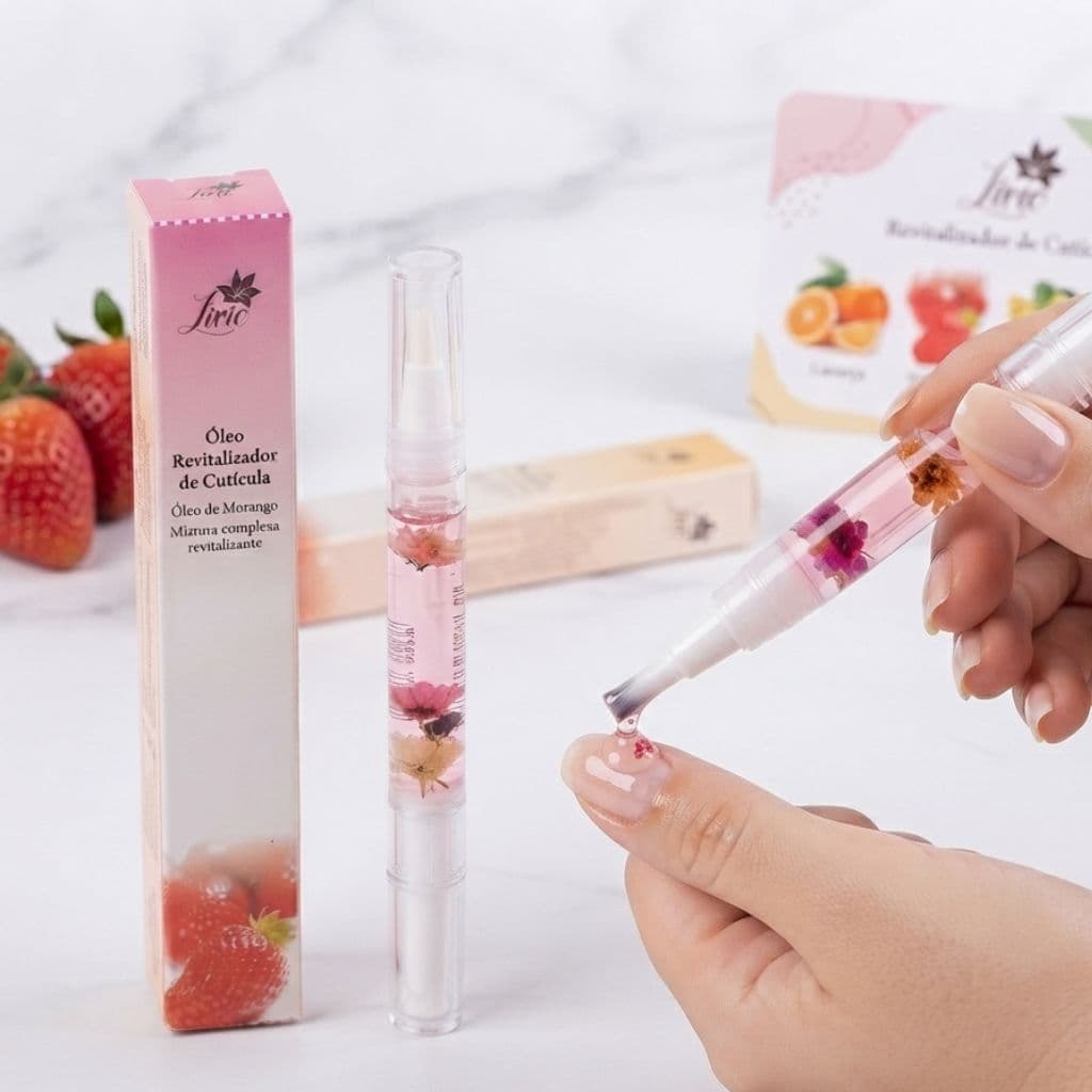 Caneta Óleo Hidratante Cutículas Revitalizador De Unha Fragrância Flores e Frutas Unhas 1 Unidade