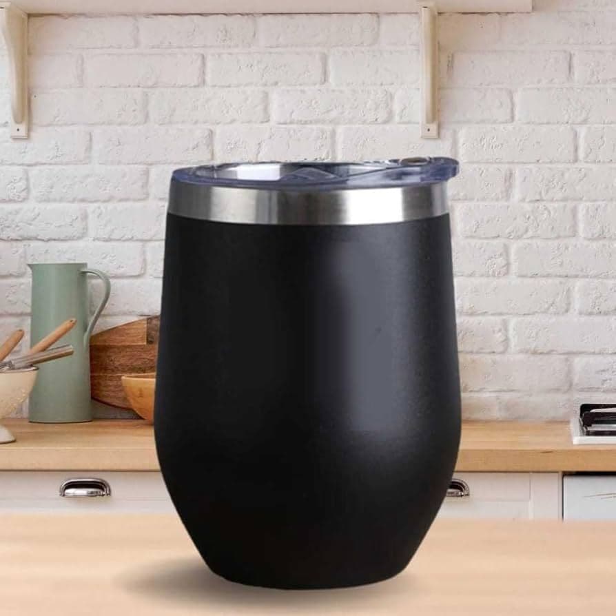 Mini Copo cuia Térmica 350ml Com Tampa Premium Térmico