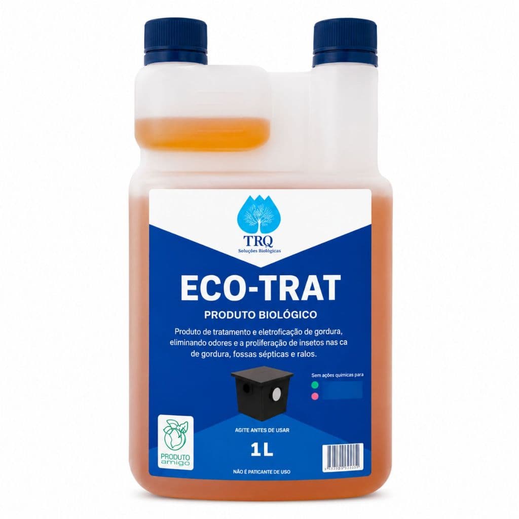Limpa Caixa de Gordura e Fossa Biológico com Enzimas Biodegradáveis 1L