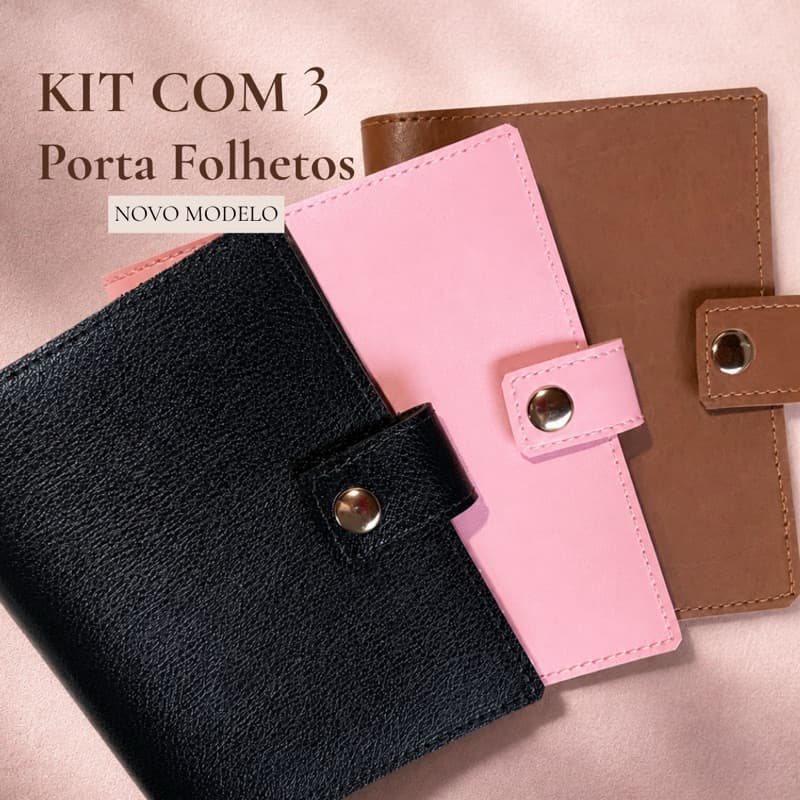 KIT 3 PORTA FOLHETOS PREGAÇÃO- NOVO MODELO