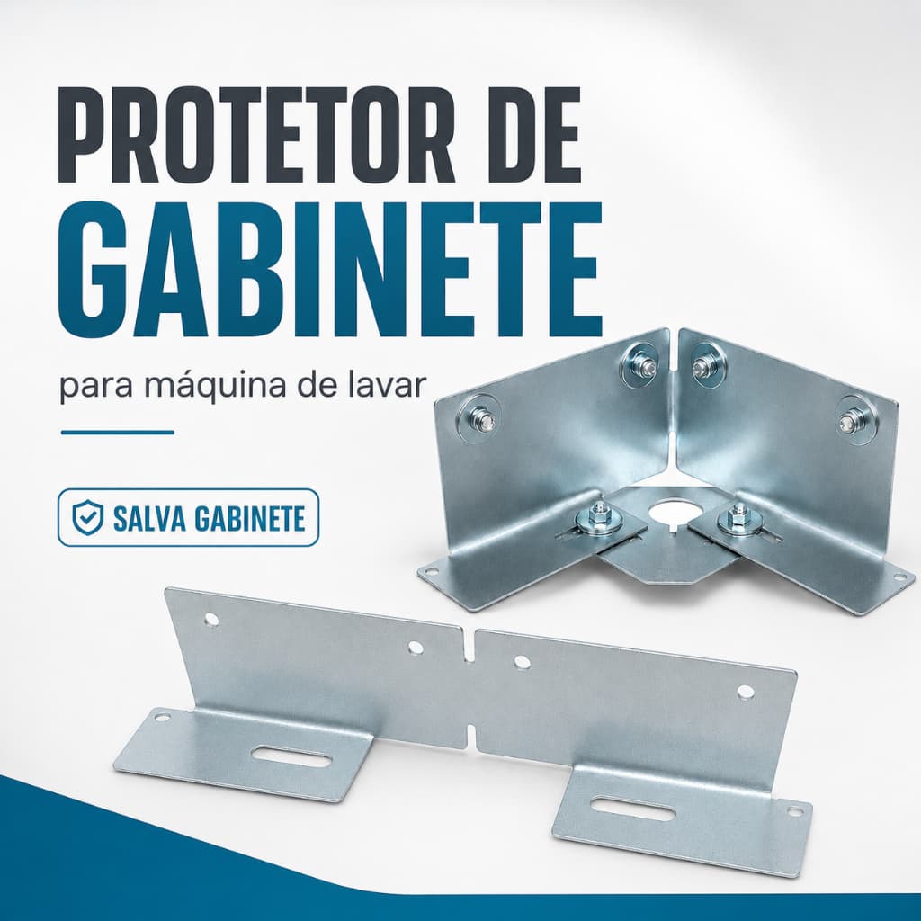 SALVA GABINETE – Nivelador de Lavadora | Estabilidade e Proteção
