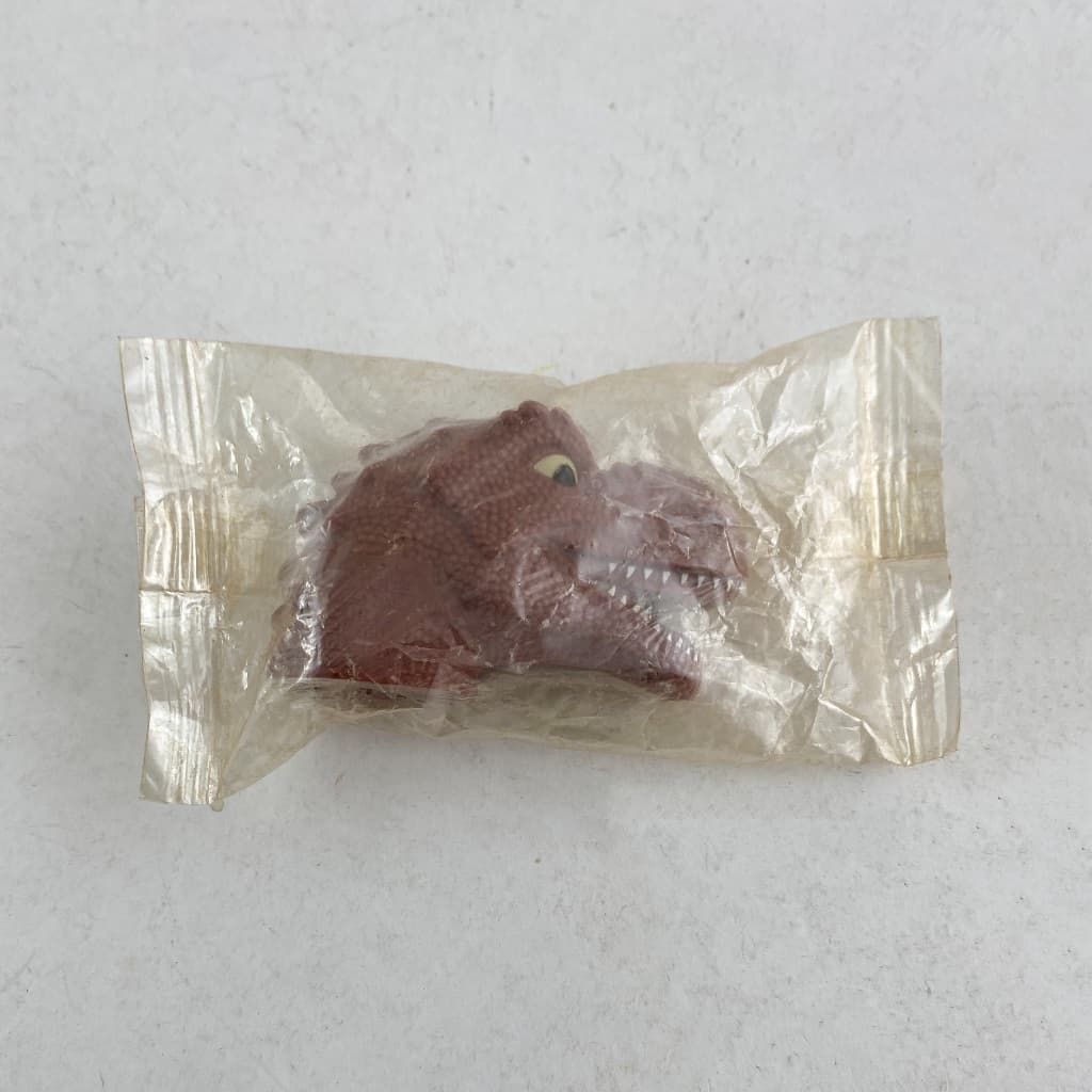 Ponteira de lápis antiga dinossauro brinde promocional Nestlé
