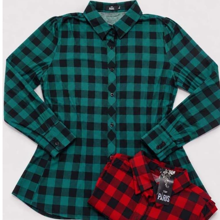 Camisa xarez (Manga longa) P ao GG / Plus size (Manga curta) G1/G2/G3