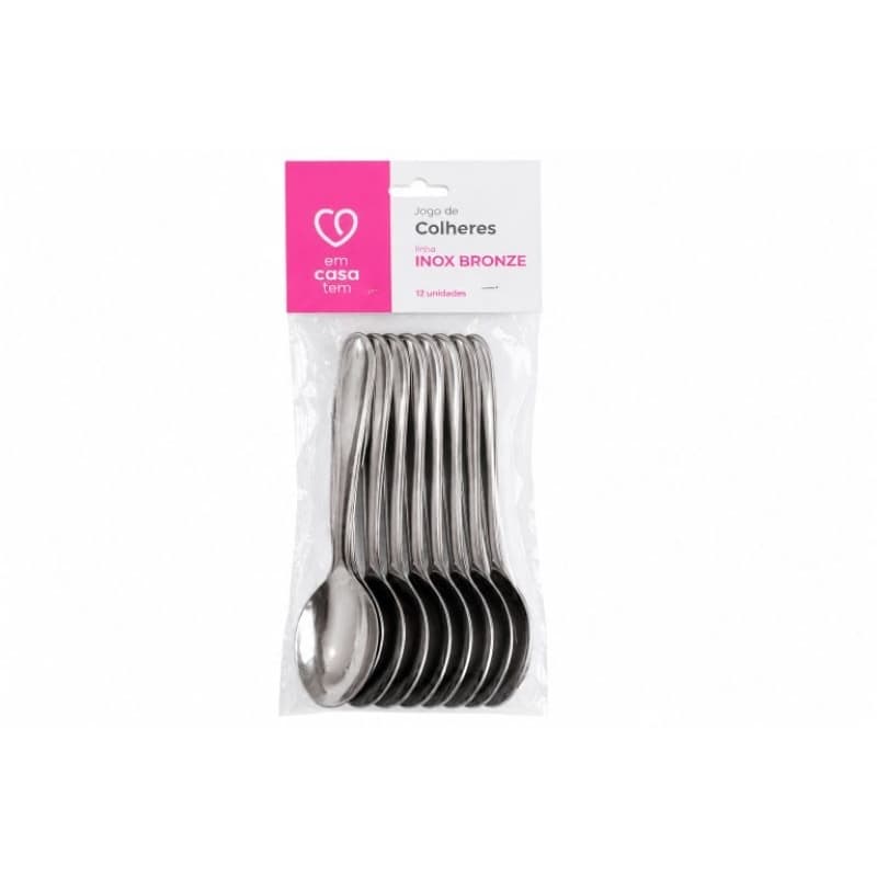Colheres Inox Pesado laguna Jogo Com 12