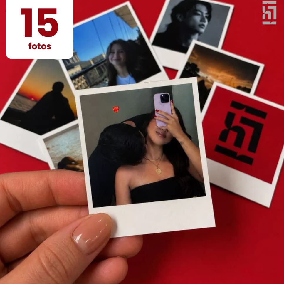 Mini 15 Foto Polaroids Cabe na Capinha do celular - Alta qualidade - ENVIO IMEDIATO