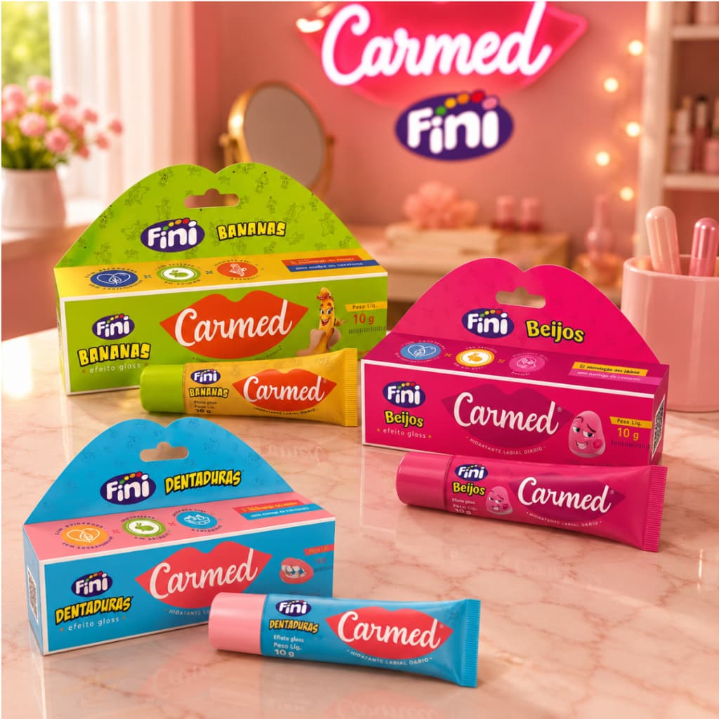 Carmed Lançamento Hidratante Labial Boca Coleção Original Cimed