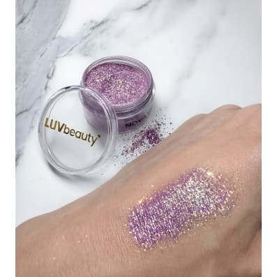 Pigmento Sombra Em Pó LUV beauty Glitter Para Olhos Brilho Intenso Asa De Borboleta Maquiagem Profissional Glow