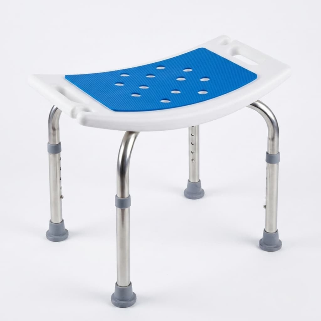 Banqueta Banco De Banho Simples, Para Idoso e Adulto, Higiênica, Ajustável, Confortável, Safe Medic