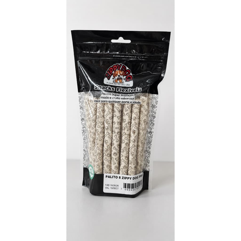 Petisco Palito para Cães todos os portes Sabor Natural Zippy Dog 300 gr