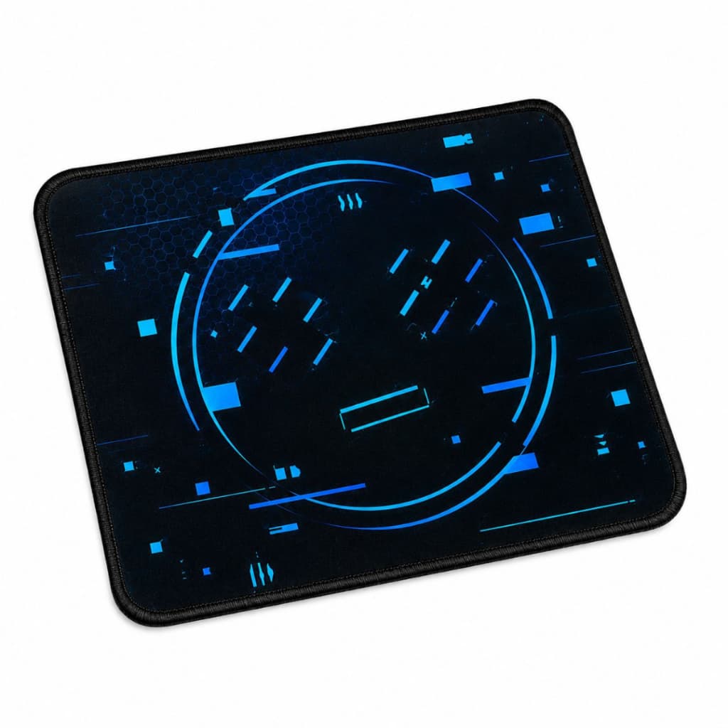 Mouse Pad Para Gamer Speed Hoopson Mod Mp-102 Impermeável Cor Azul Desenho Impresso Fnatic