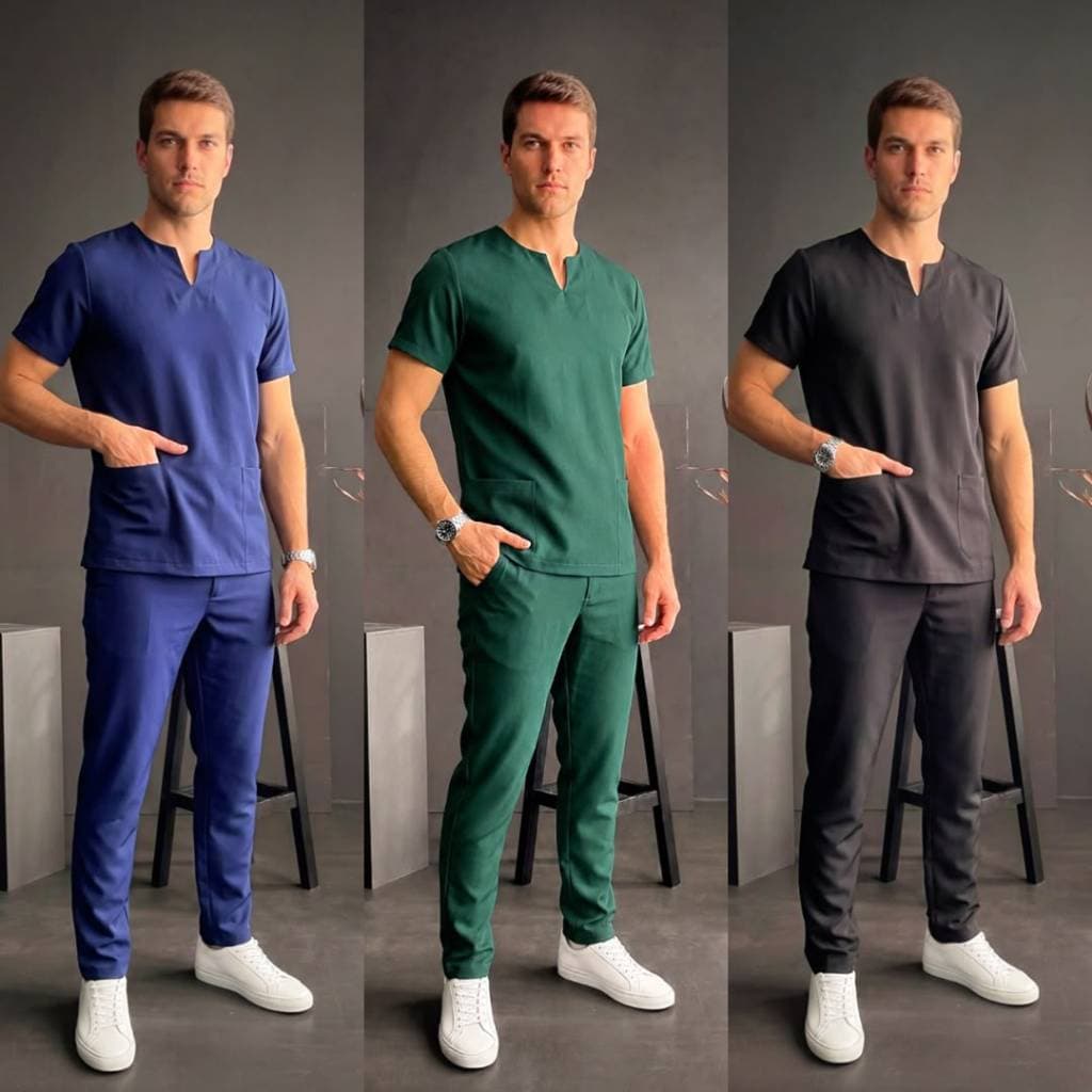Conjunto Scrub Masculino Julian Pijama Cirurgico Alfaiataria