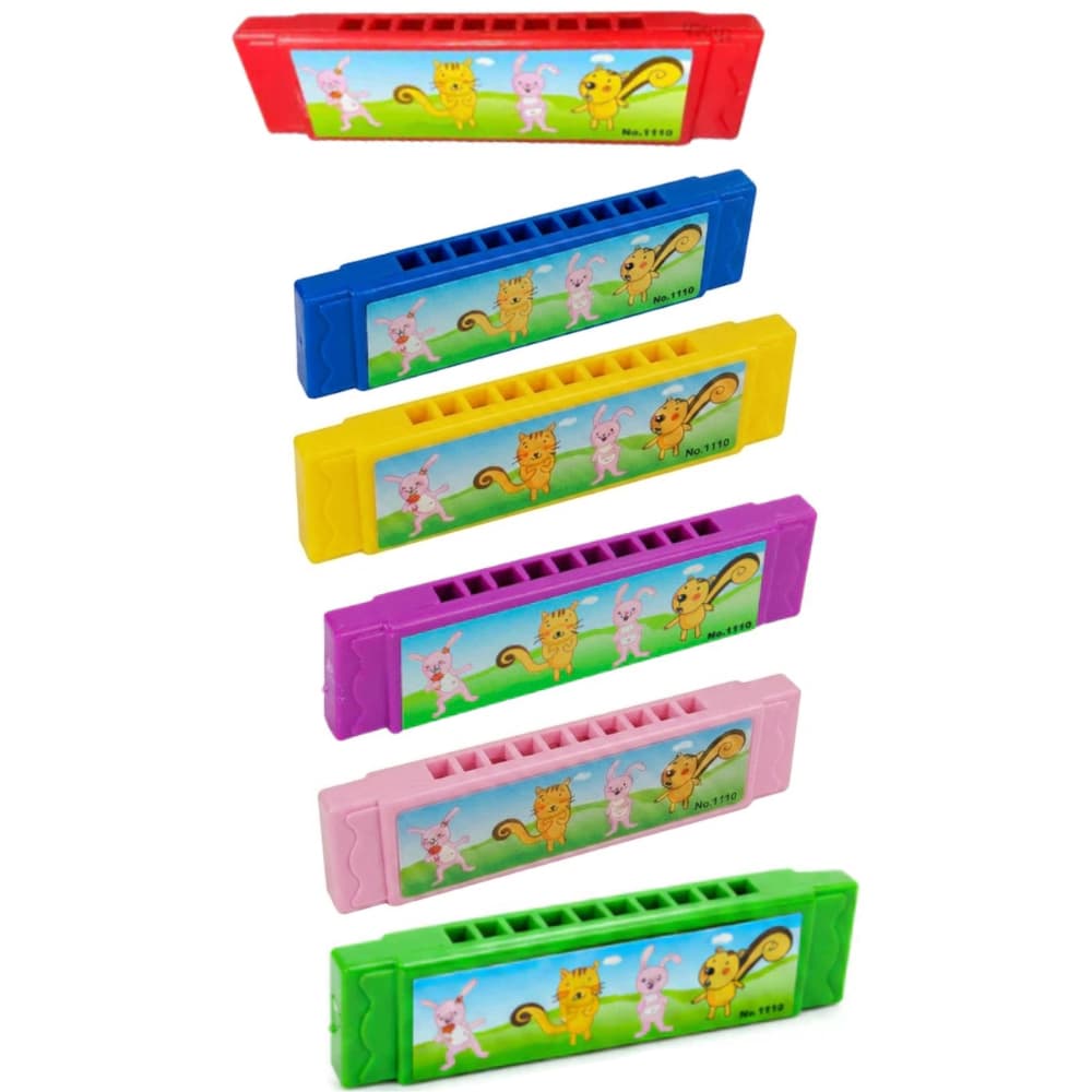 Gaita Infantil Iniciantes Brinquedo Sopro Educacional Prenda Desenho Boca Instrumento Musical