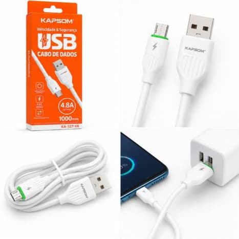 Cabo Carregador USB V8- KA-327