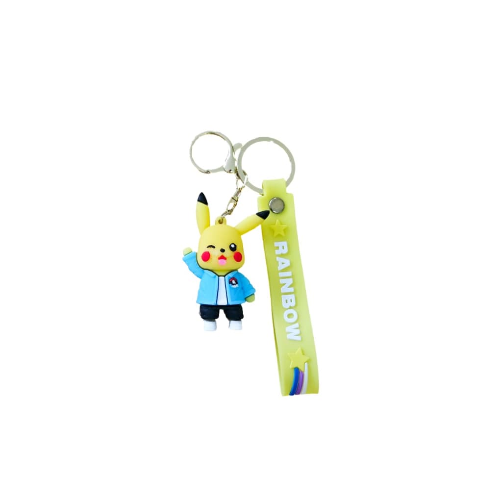 Chaveiro Pikachu Emborrachado Premium