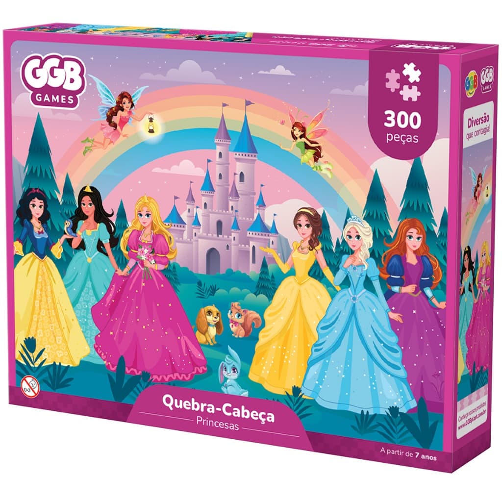 QUEBRA-CABEÇA 300 PÇS - PRINCESAS