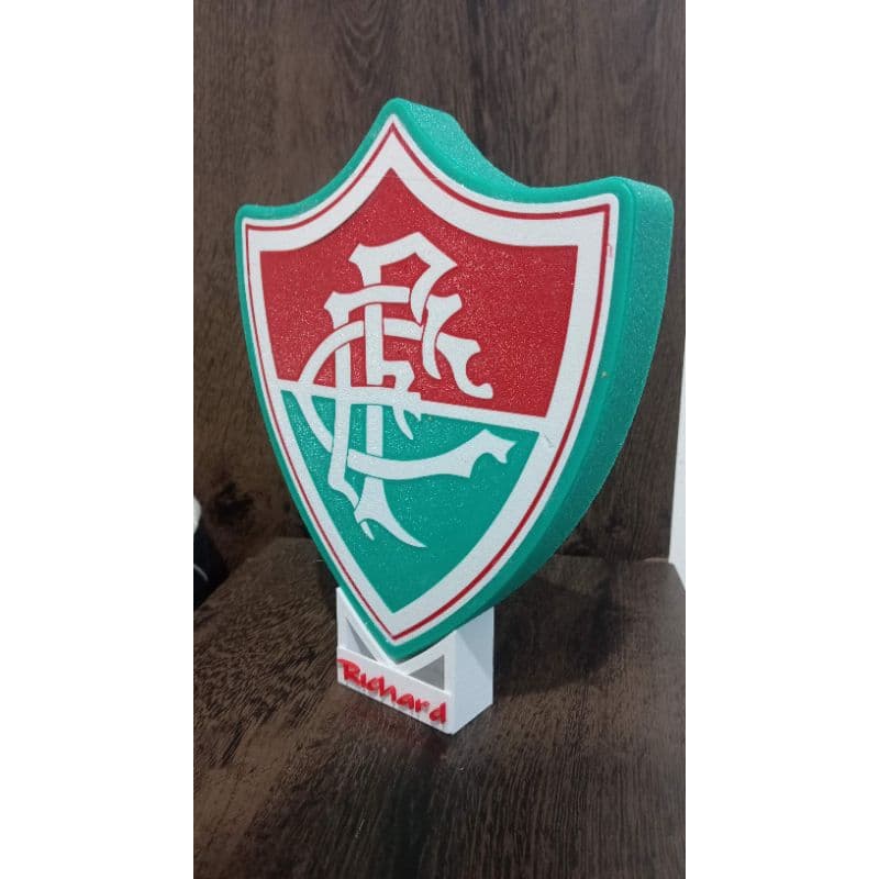 Escudo Tricolor Carioca Fluzão personalizado Fluminense
