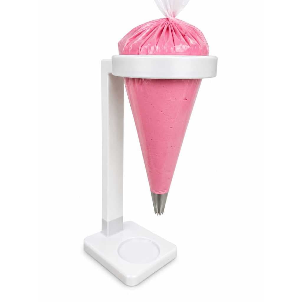 Suporte para Saco de Confeitar Branco – Organizador para Confeitaria | Impressão 3D