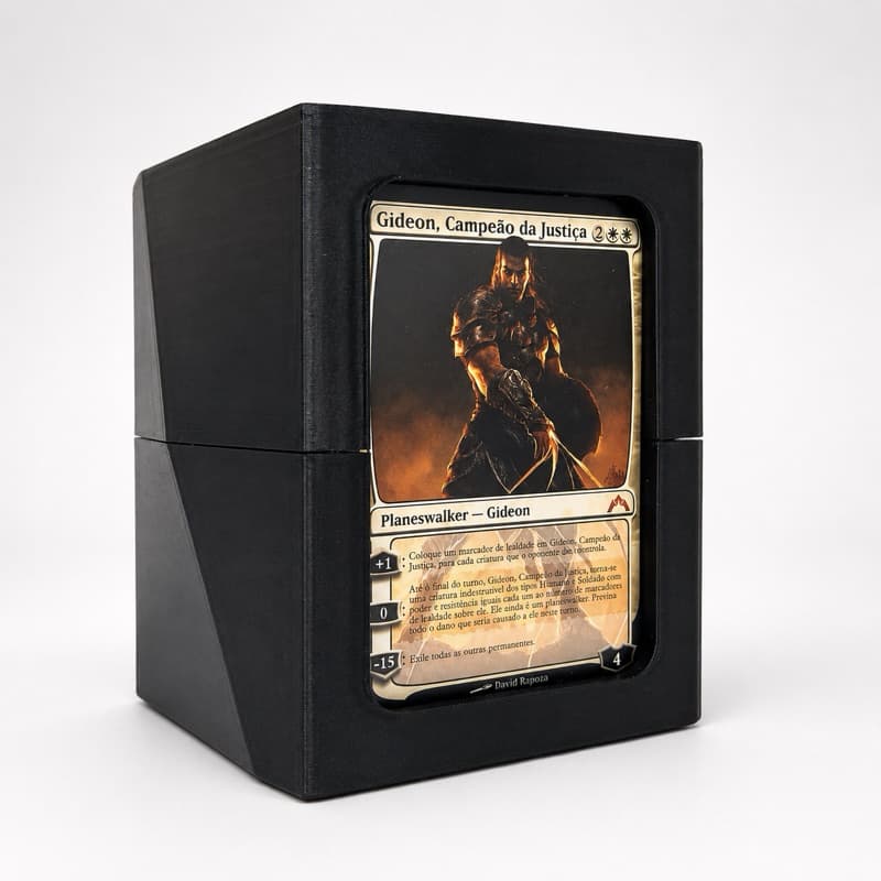 Deckbox Magnética Magic the Gathering Commander 60 ou 100 Cartas Sleeved  MTG Standard TCG
