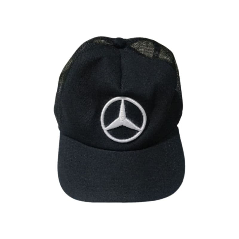 Boné Mercedes Benz Preto Aba Curva