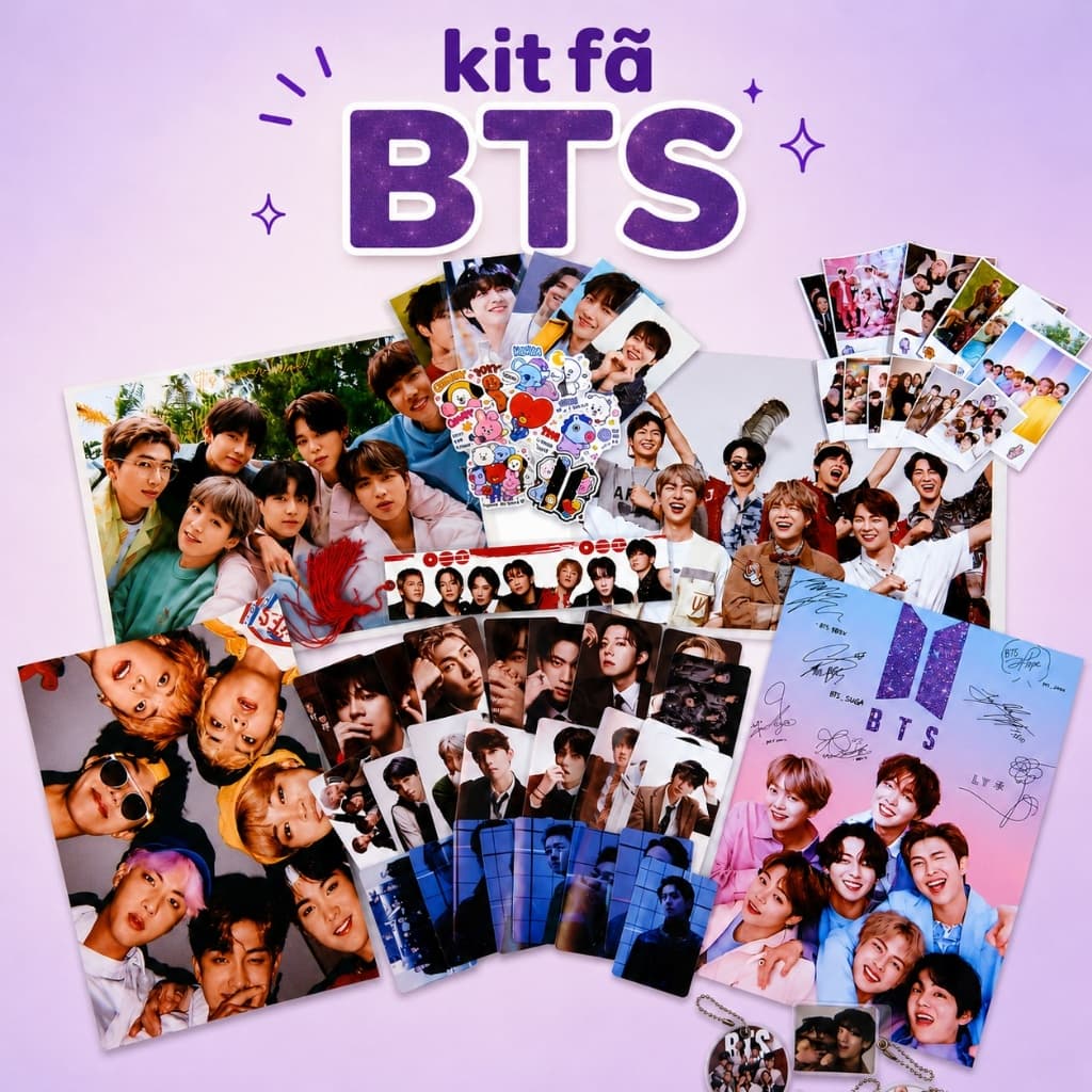 Kit fã BTS personalizado