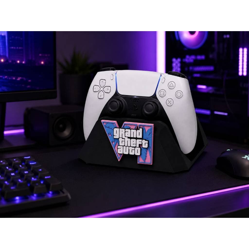 Suporte Para Controle PS5 GTA VI - Porta Controle – Base Gamer para Controle Play Station 5