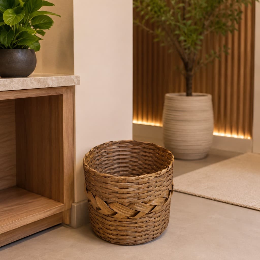 Cachepot Vaso Chines De Bambu G
