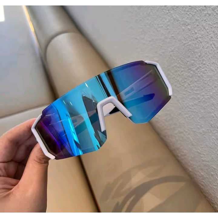 Óculos de Sol Esportivo para Ciclismo e Corrida Oversized UV400 - Azul
