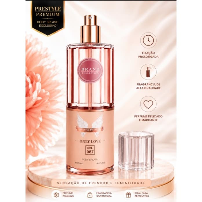 Body Splash Brand Collection Nº 087 Feminino 250ml  Premium  Elegante  Sofisticado com Otima Fixação