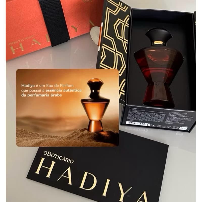 Hadiya Eau De Parfum 75ml Árabe Boticário 1 Unidade Unissex