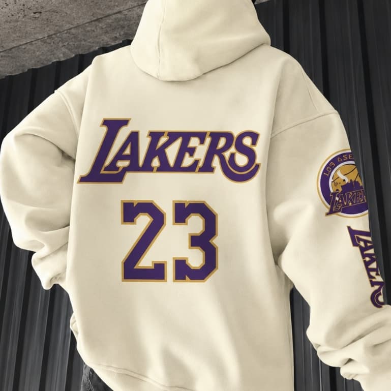 Moletom Canguru Com Capuz Basquete LA Streetwear Personalizado Casaco Blusão Masculino Feminino