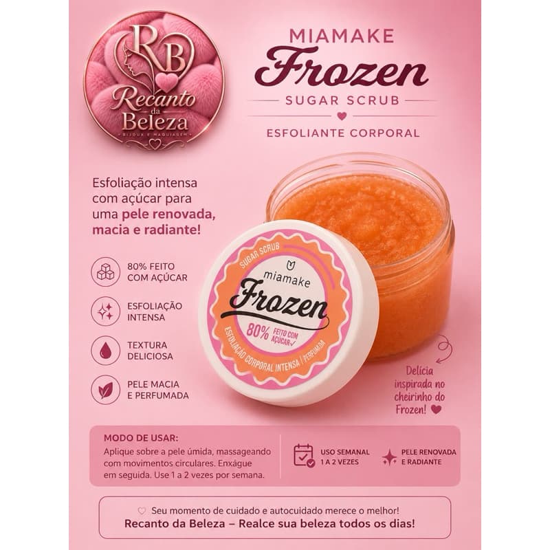 Mia Make Frozen Sugar Scrub – Esfoliante Corporal ✨
