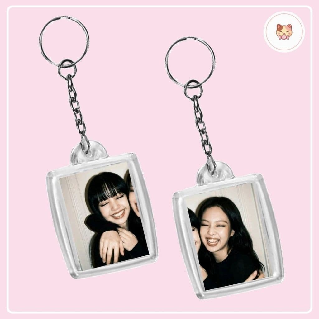 2 Chaveiro Lisa e Jennie - jenlisa - kpop blackpink - para amigas