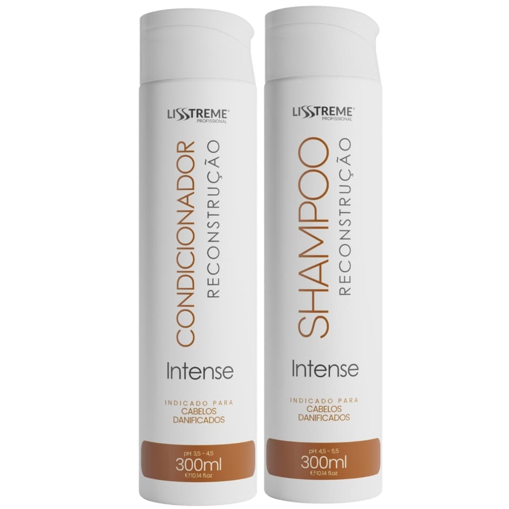 Kit Shampoo + Condicionador Reconstrução 300ml LissTreme Alta Performace Maciez & Brilho Capilar